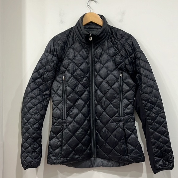 Lululemon Run:Turn Around Goose Down Puffer Jacket Black Grey Size S - Picture 9 of 16